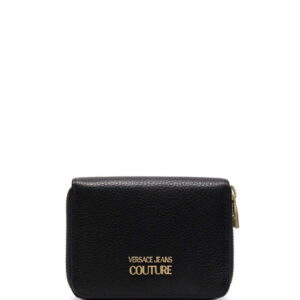 Versace Jeans Couture  logo-plaque leather wallet