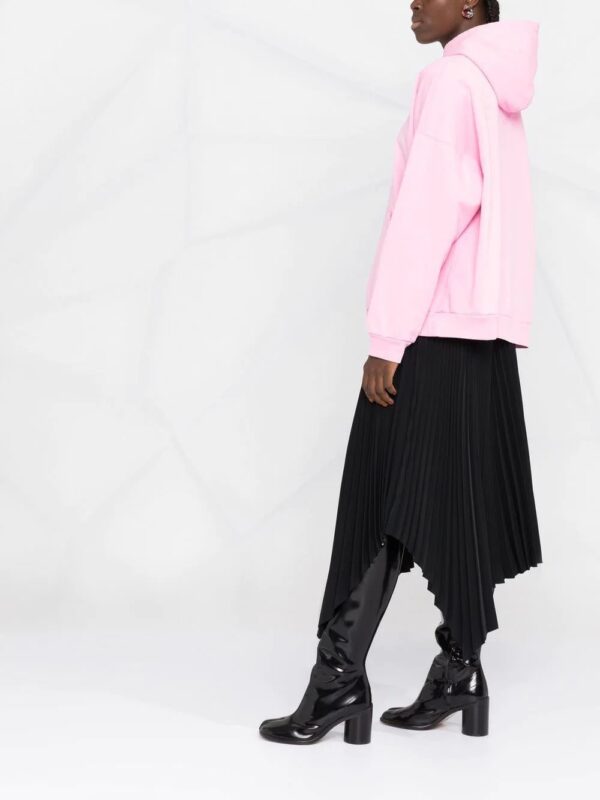 Balenciaga  logo wide-fit hoodie - Image 4