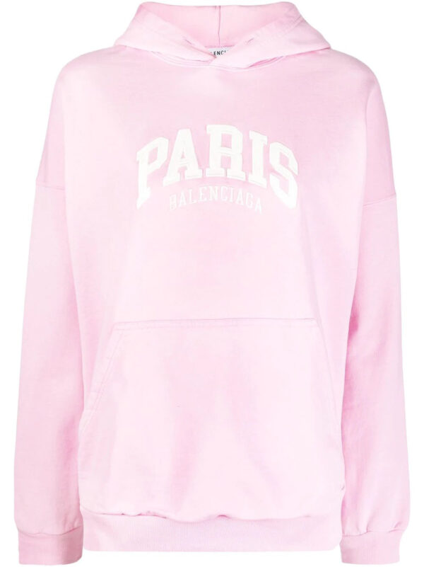 Balenciaga  logo wide-fit hoodie