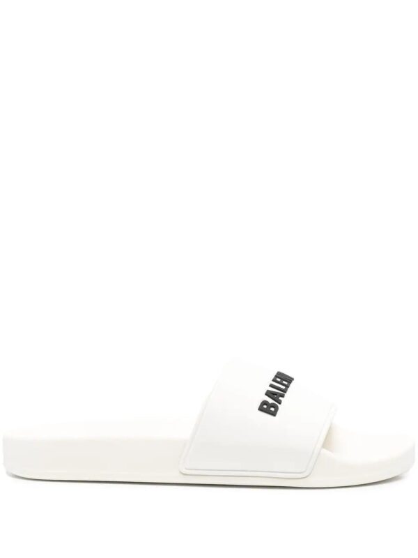 Balenciaga  raised-logo slides
