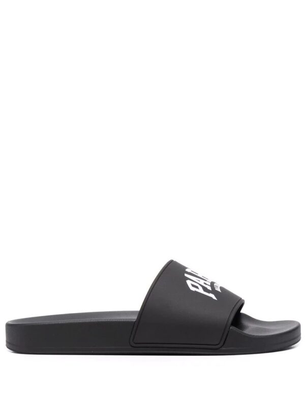 Balenciaga  logo-print slides