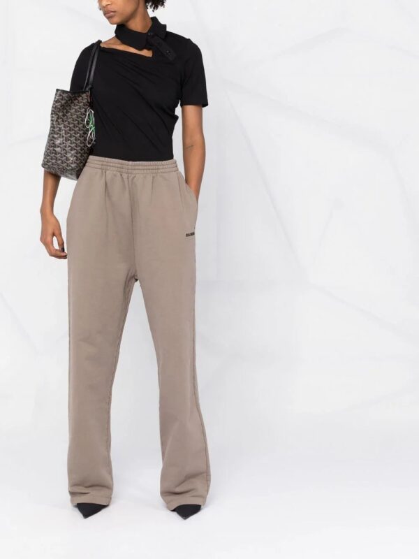Balenciaga  logo-embroidered cotton jogging pants - Image 2