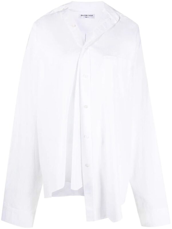 Balenciaga  Twisted long-sleeve shirt