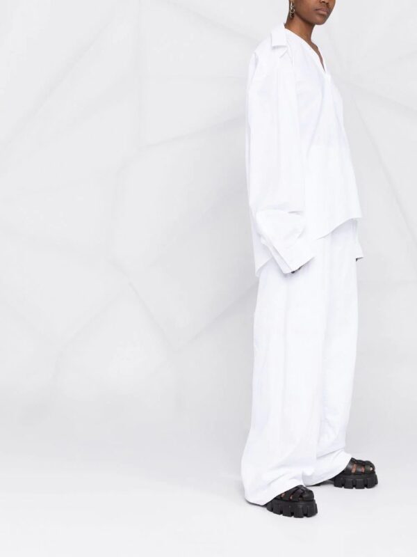 Balenciaga  Twisted long-sleeve shirt - Image 4