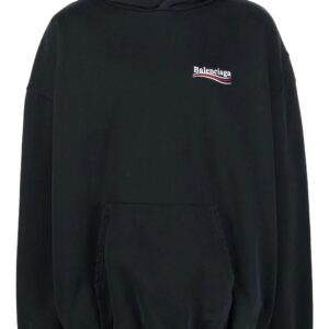Balenciaga  Large Fit logo-print hoodie