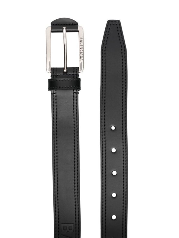 Balenciaga logo-buckle belt - Image 2