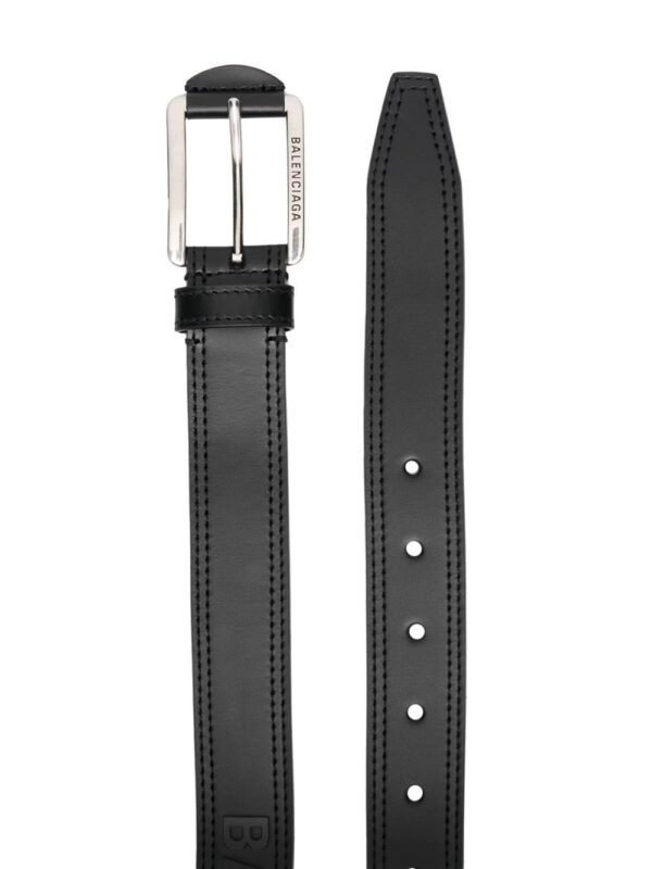 Balenciaga logo-buckle belt - Image 2