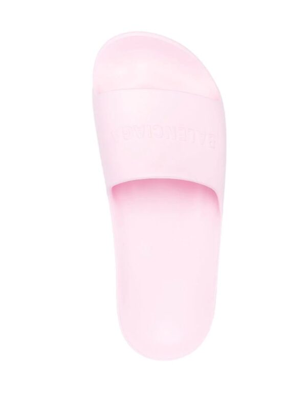 Balenciaga  chunky debossed logo sandals - Image 4