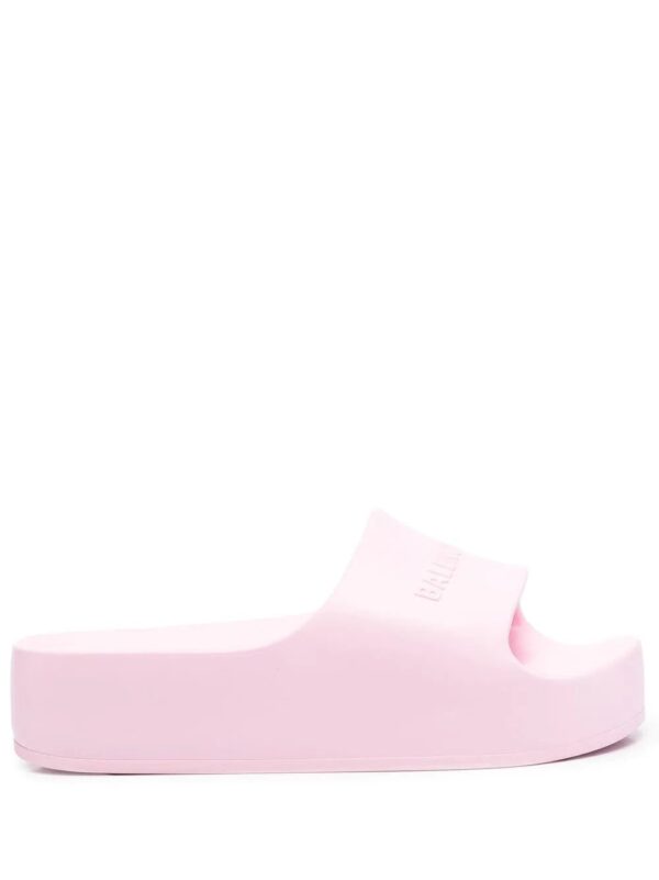 Balenciaga  chunky debossed logo sandals