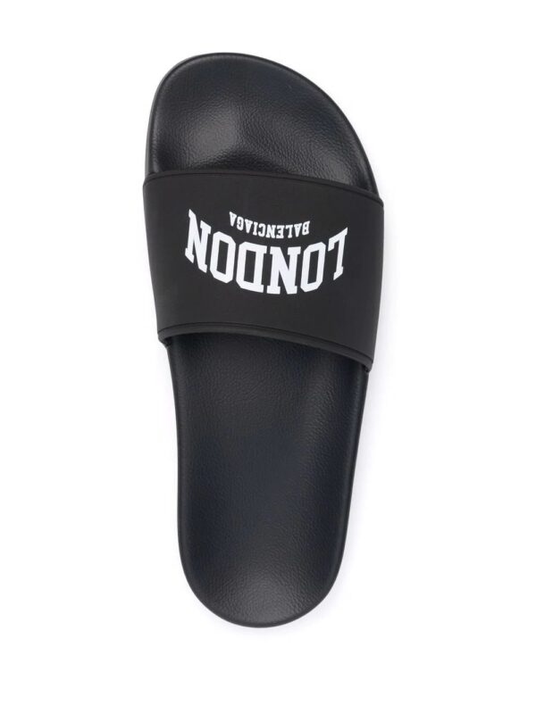 Balenciaga  logo-print slides - Image 4