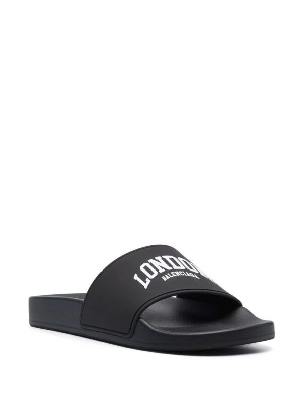 Balenciaga  logo-print slides - Image 2