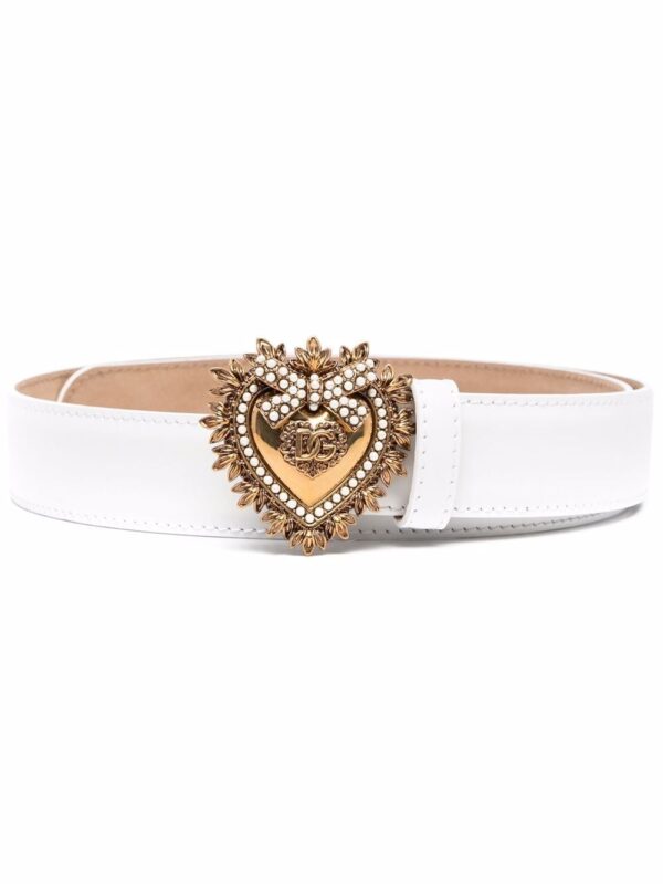 Dolce & gabbana heart buckle belt