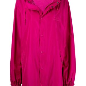 Balenciaga  embroidered logo oversized windbreaker