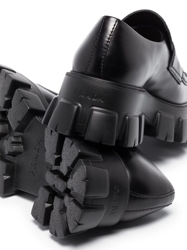 Prada  Monolith leather loafers - Image 2