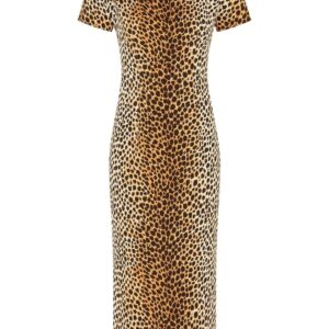 Dolce & Gabbana  leopard print short-sleeve dress