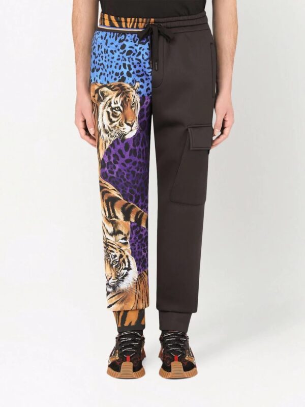 Dolce & Gabbana  tiger-print track pants - Image 3