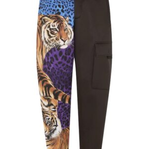 Dolce & Gabbana  tiger-print track pants