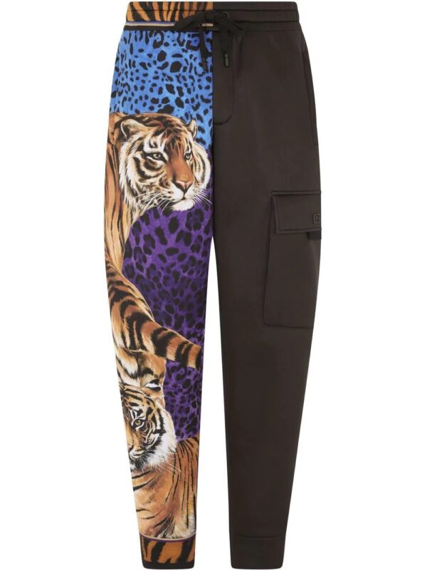 Dolce & Gabbana  tiger-print track pants