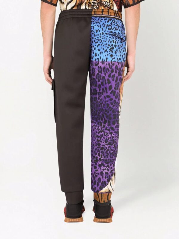 Dolce & Gabbana  tiger-print track pants - Image 4