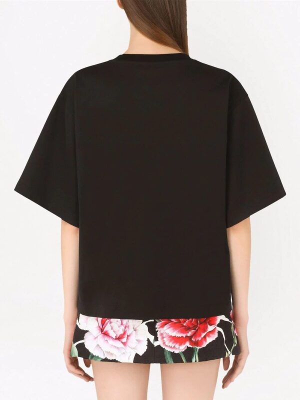 Dolce & Gabbana  Am I DG Enough? cotton-blend T-shirt - Image 3