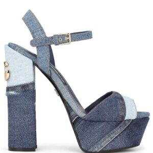 Dolce & gabbana  logo-plaque open-toe sandals