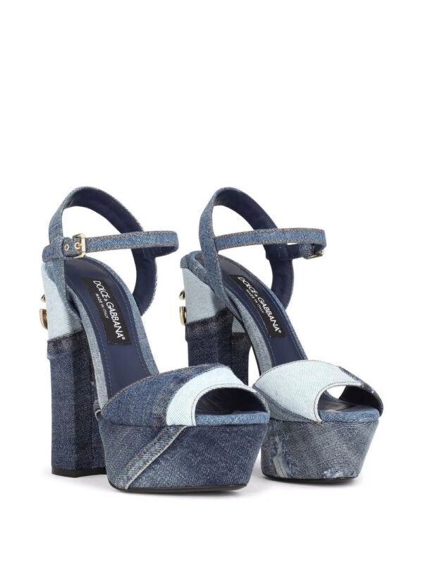 Dolce & gabbana  logo-plaque open-toe sandals - Image 2