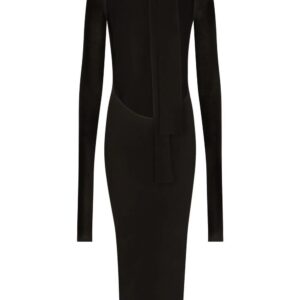 Dolce & Gabbana cut-out detail midi dress
