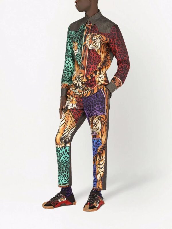 Dolce & gabbana  animal-print long-sleeve shirt - Image 2
