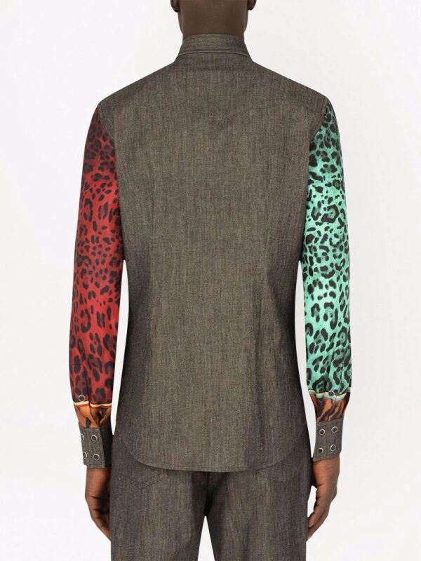 Dolce & gabbana  animal-print long-sleeve shirt - Image 4