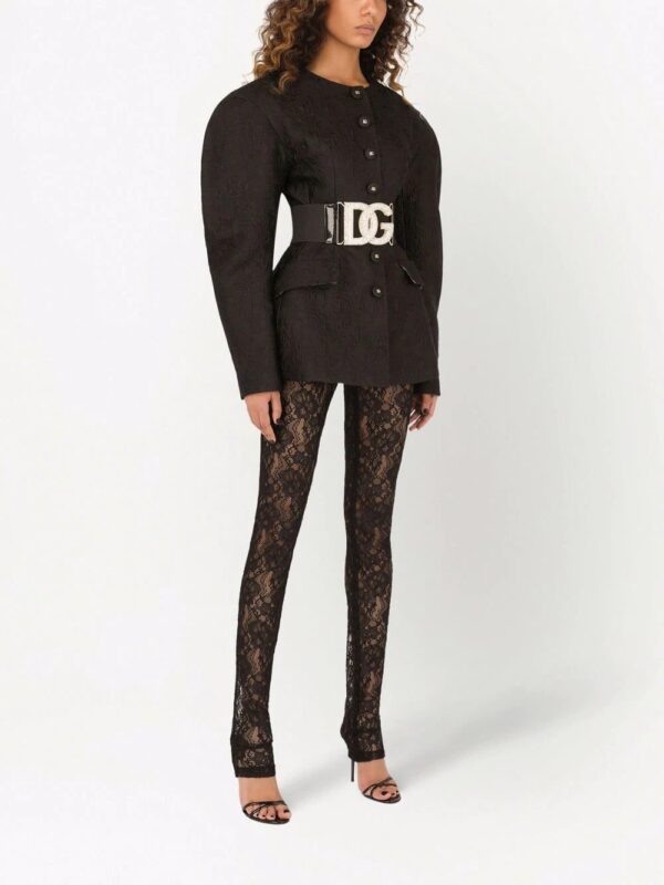 Dolce & Gabbana  floral-lace leggings - Image 2
