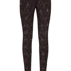 Dolce & Gabbana  floral-lace leggings