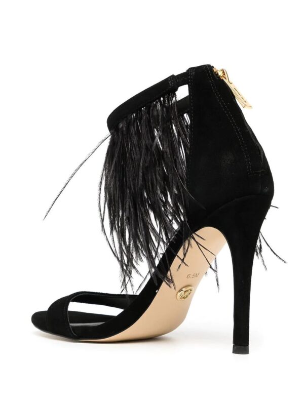 Michael Michael Kors  Meena 110mm feather-embellished sandals - Image 3