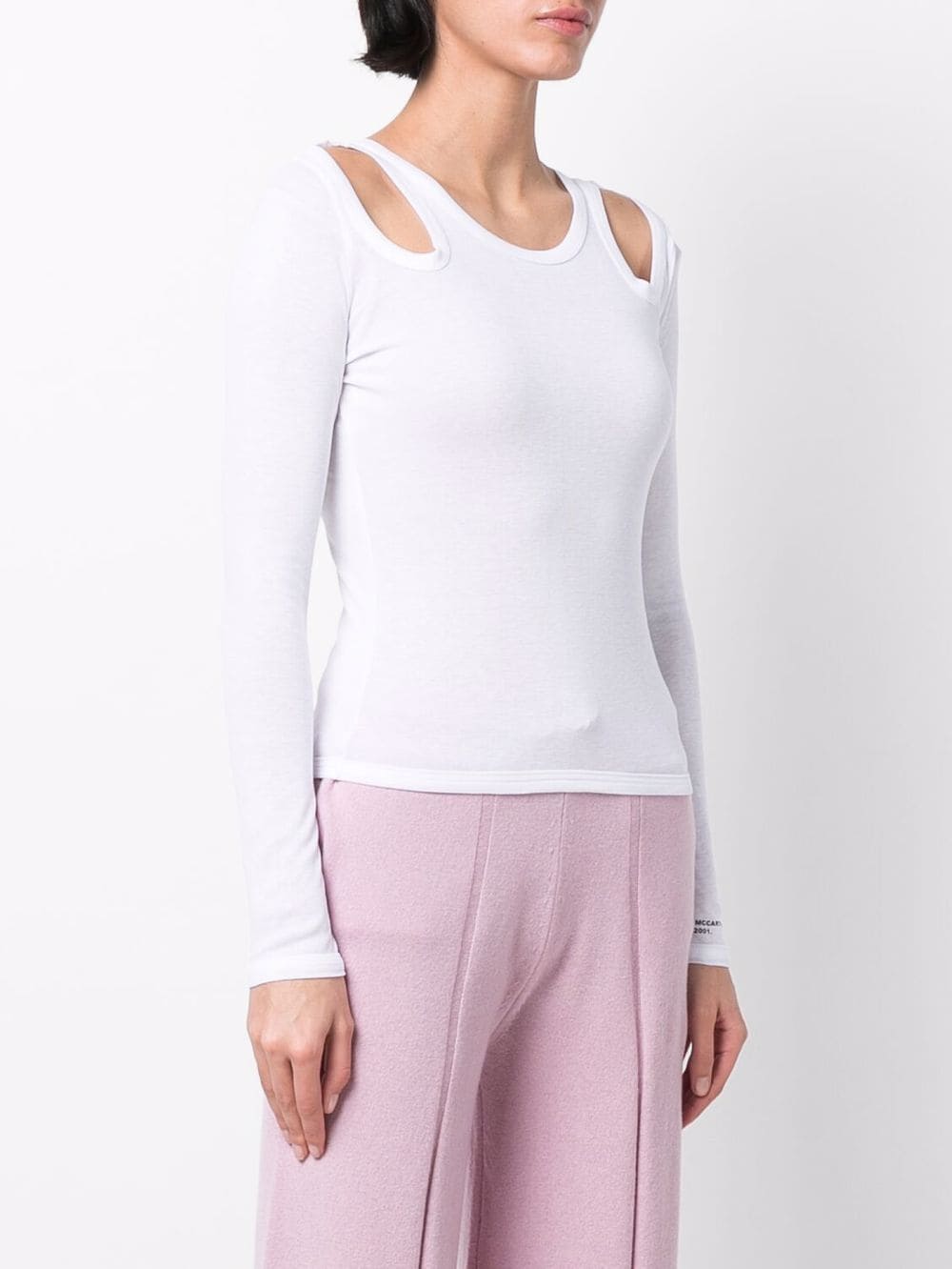 Stella McCartney  cut-out long-sleeve top - Image 3