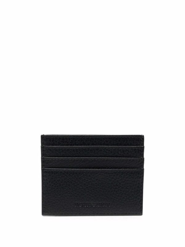 Emporio Armani logo-embossed leather cardholder and keyring - Image 2