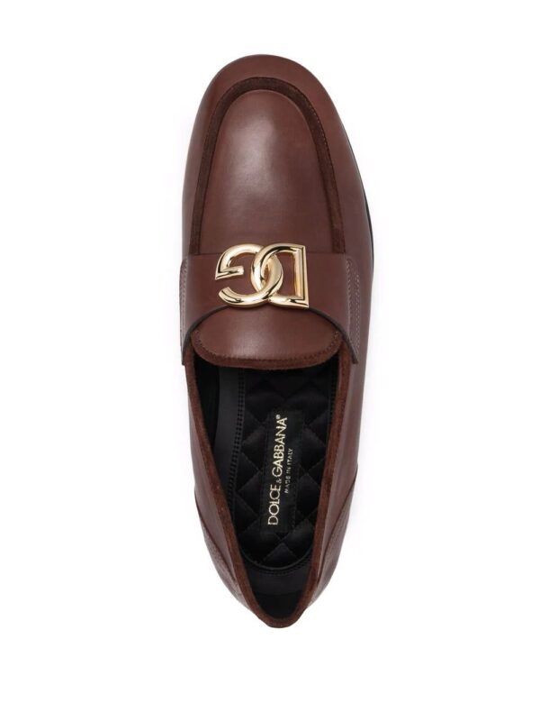 Dolce & Gabbana  interlocking DG-plaque loafers - Image 4