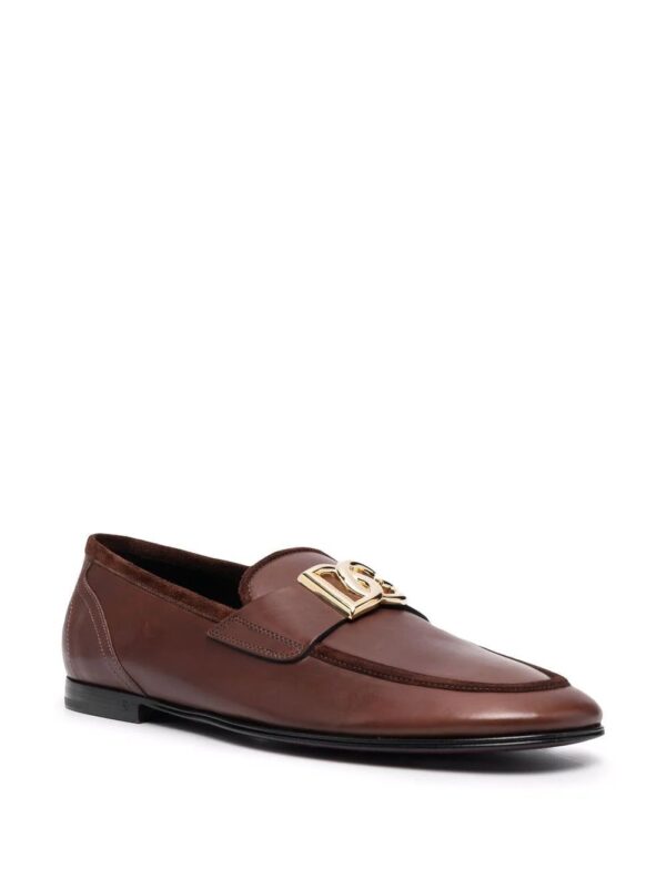 Dolce & Gabbana  interlocking DG-plaque loafers - Image 3
