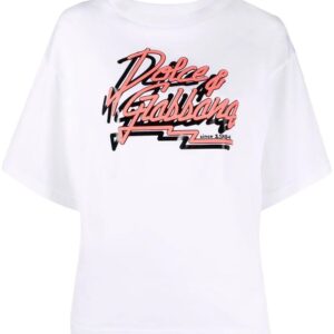 Dolce & Gabbana  logo-print oversized T-shirt