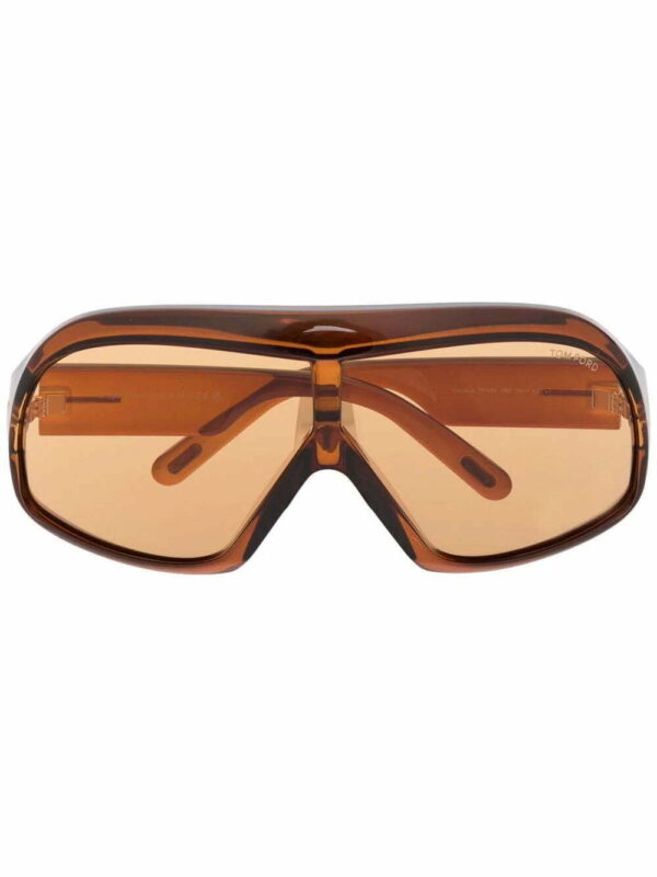 Tom Ford Cassius shield-frame sunglasses