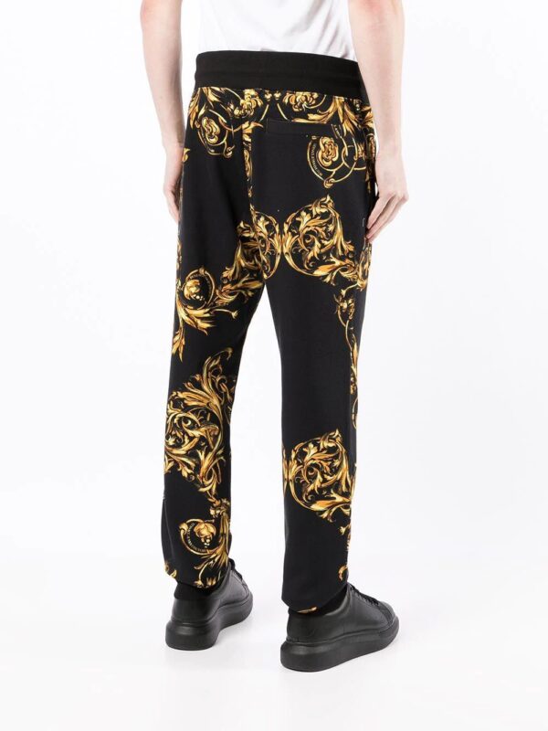 Versace Jeans Couture  baroque-print track pants - Image 4