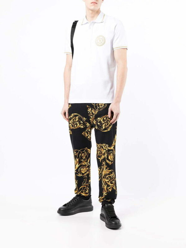 Versace Jeans Couture  baroque-print track pants - Image 2