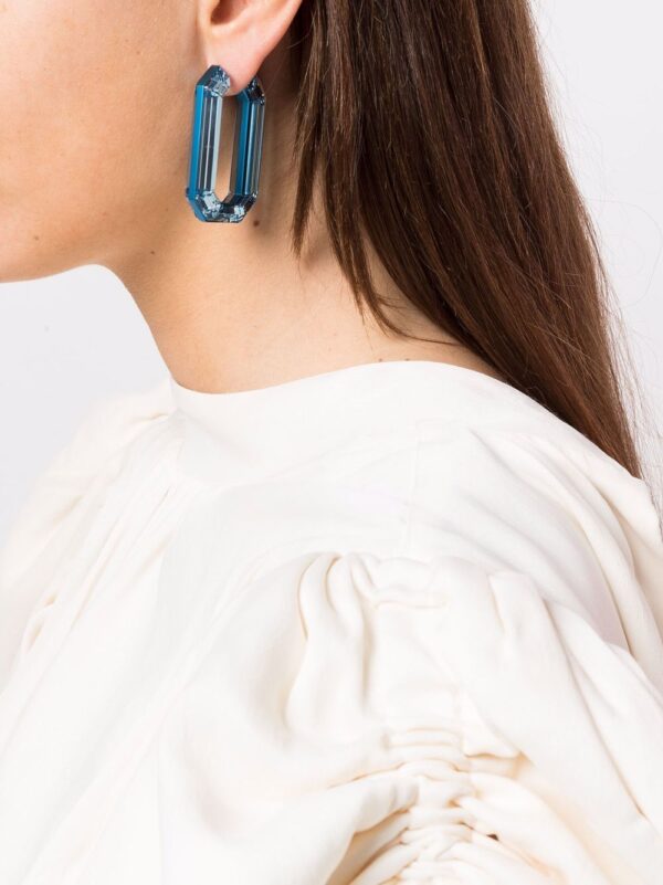 Swarovski  Lucent hoop earrings - Image 2