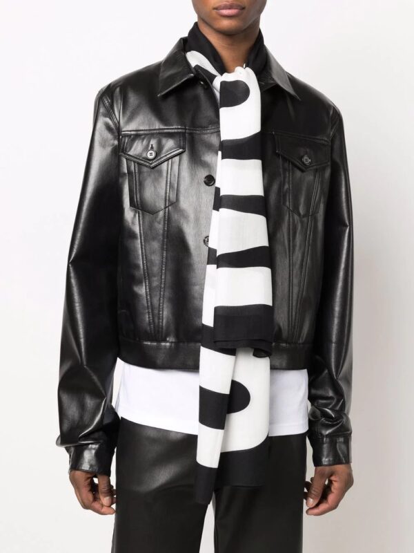 Moschino  logo embroidered scarf - Image 2