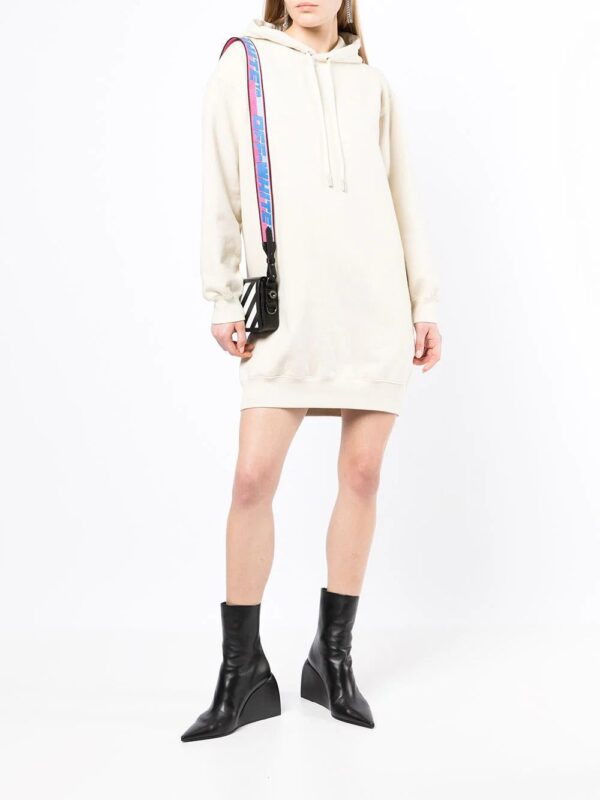 Off-White  Diag-stripe print sweatshirt dress - Image 2