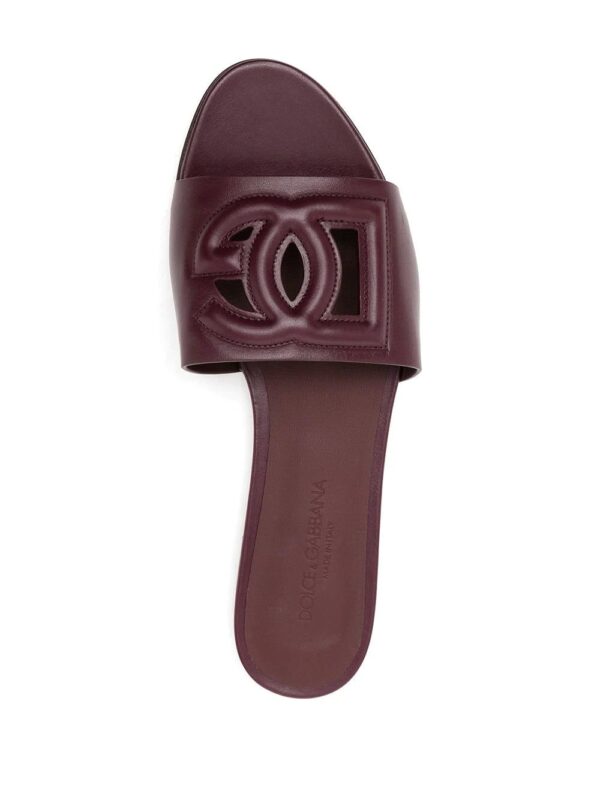 Dolce & gabbana  logo cut-out sandals - Image 4