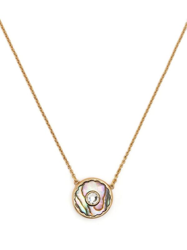 Marc Jacobs  The Medallion Abalone pendant necklace