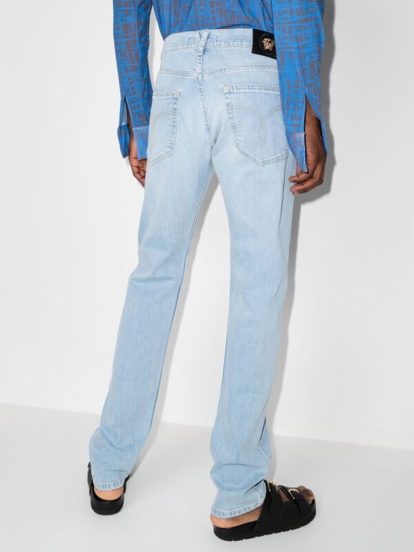 Versace  low-rise slim-cut jeans - Image 3