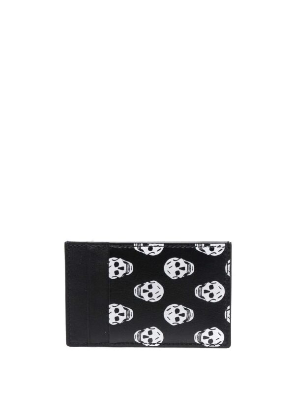 Alexander McQueen  skull-motif leather cardholder - Image 2