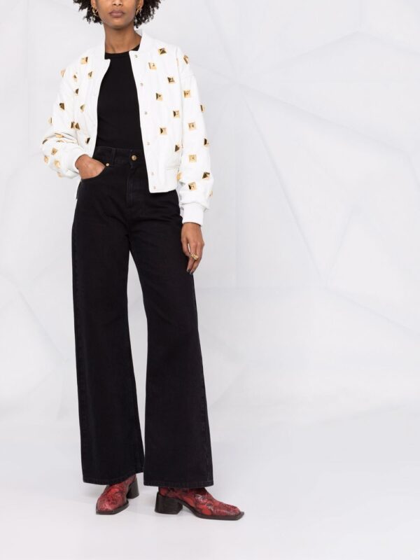 Philipp Plein  studded quilted bomber jacket - Image 2