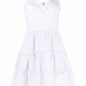 Dolce & Gabbana broderie-anglaise tiered minidress