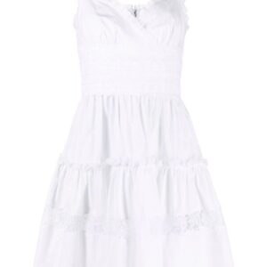 Dolce & Gabbana broderie-anglaise tiered minidress